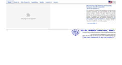 Desktop Screenshot of gsprecision.com